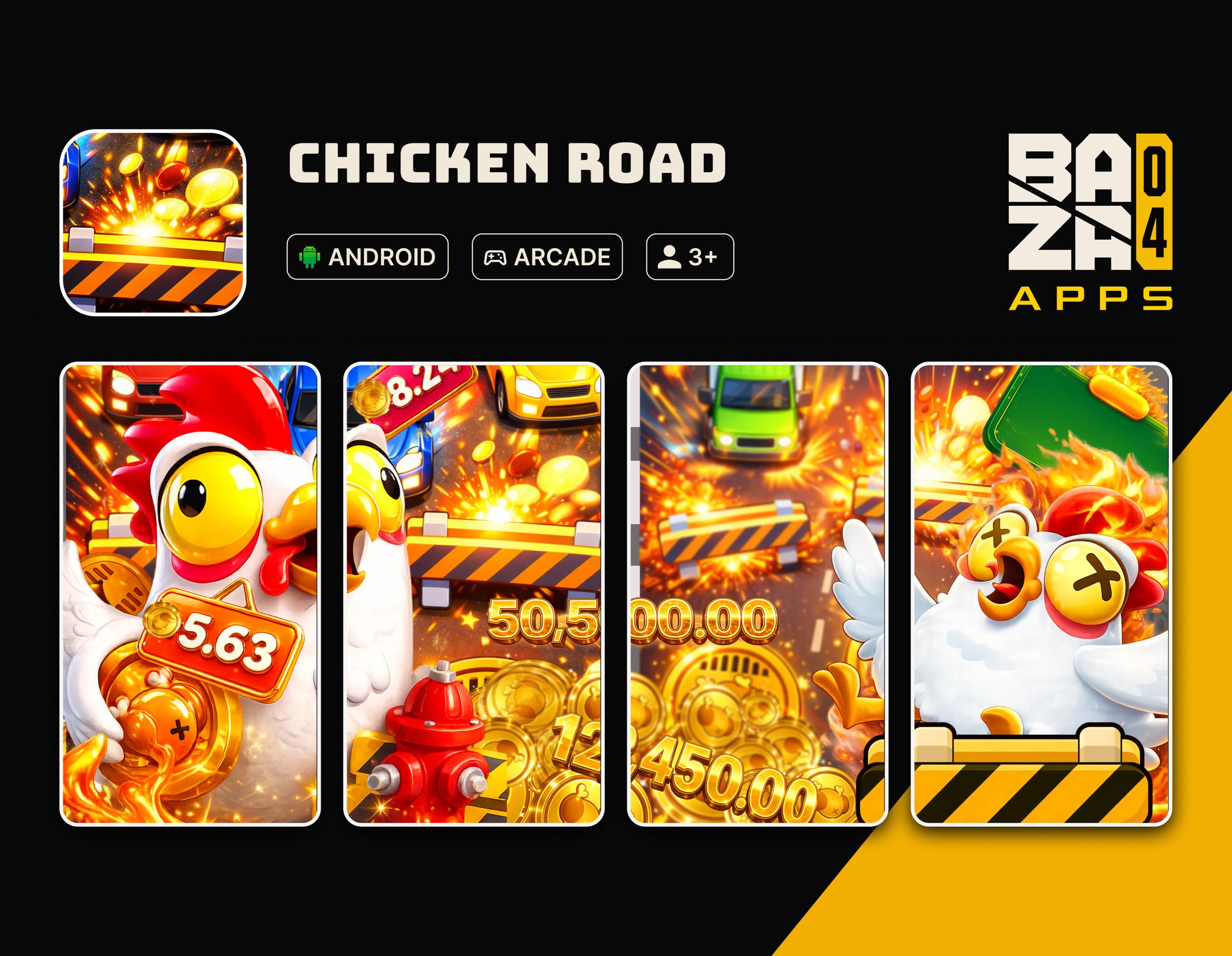 Chicken Road arcade app preview