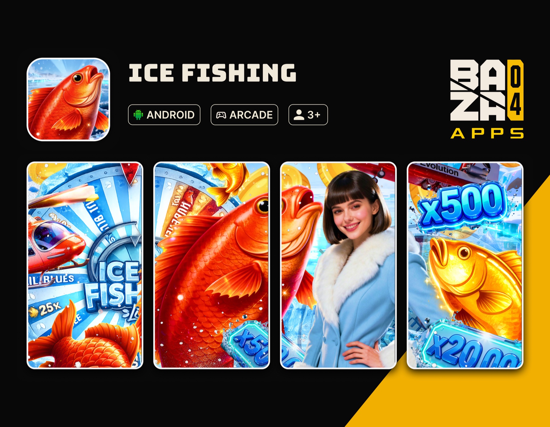 Ice Fishing Android app preview